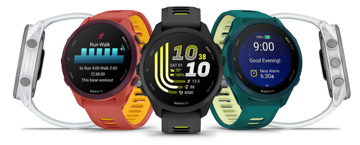 Garmin erbjuder Forerunner 170 i fyra olika färgalternativ.
