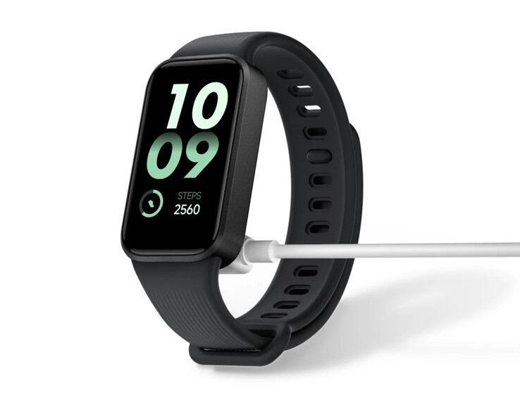 Xiaomi Smart Band 11 Active laddas magnetiskt.