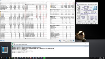 Intel Core i5-9600K: 4.8 GHz och 1.35 V under ett stresstest