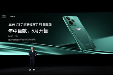 ...medan GT7 Aston Martin Edition-utgåvan kommer i Dream Green. (Källa: Realme)