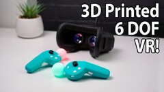 En bild av VR-headsetet och dess kontroller (Bildkälla: CNCDan via YouTube)