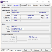 CPU-Z Moderkort