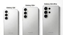 Samsung Galaxy S26-familjen som den förmodligen inte kommer att se ut. Galaxy S26 Ultra kommer sannolikt att vara betydligt rundare. (Bildkälla: Ice Universe)