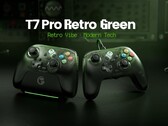 Kontrollerna T7 Pro Retro Green och T7 Pro W Retro Green har en liknande design.