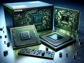 En generisk bild som visar Nvidia-chip (Bildkälla: AI-genererad bild)