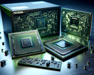 En generisk bild som visar Nvidia-chip (Bildkälla: AI-genererad bild)