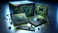 En generisk bild som visar Nvidia-chip (Bildkälla: AI-genererad bild)