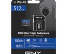 PNY PRO Elite High Endurance microSD-flashkort överlever kontinuerlig videoinspelning i kropps-, bil- och säkerhetskameror. (Bildkälla: PNY)