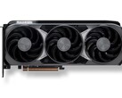Artistrendering av AMD Radeon RX 9070 XT GPU. (Bildkälla: AMD)