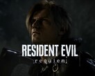 Resident Evil Requiem-banner med Leon (Bildkälla: skärmdump, Resident Evil YouTube med redigeringar)