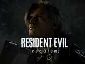 Resident Evil Requiem-banner med Leon (Bildkälla: skärmdump, Resident Evil YouTube med redigeringar)