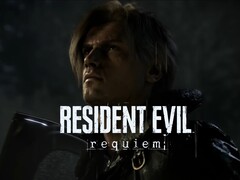 Resident Evil Requiem-banner med Leon (Bildkälla: skärmdump, Resident Evil YouTube med redigeringar)