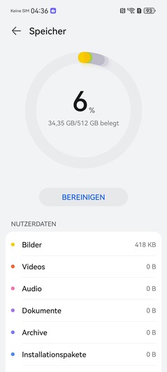 Huawei Pura 80 Ultra: Lagring