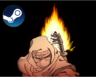 Shinobi: Art of Vengeance låter spelarna styra en shinobi som kan använda närstridsvapen, shuriken och ninjutsu-förmågor. På bilden - en ögonblicksbild från spelets trailer med Steam-logotypen överst. (Bildkälla: Sega på YouTube)