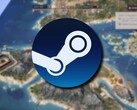 En bild från spelet Expeditions: Rome och Steam-logotypen. (Bildkälla: Steam)