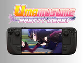 Umamusume: Pretty Derby körs på Steam Deck OLED med logotyp (Bildkälla: Cygames, Steam med ändringar)