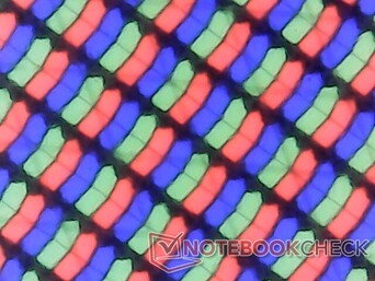 Skarpa RGB-subpixlar för minimal kornighet. Tryckkänsliga pennor stöds