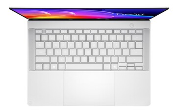 Tangentbords- och styrplattelayout på Asus ProArt P14