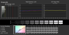 CalMAN - Grayscales (Adobe-profil)