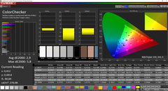 CalMAN: ColorChecker (kalibrerad)