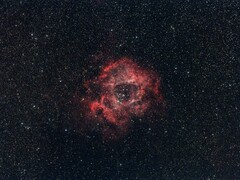 Ett foto av Rosette-nebulosan