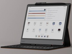 Boox Note Air5 C har en färgskärm och ett tangentbord som tillval. (Bildkälla: Boox)