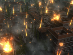 Pompeii: The Legacy har isometriska och 3D-stadsvyer med kaklad romersk arkitektur och detaljerade gatuscener. På bilden - konstverk från spelet. (Bildkälla: Steam)