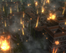Pompeii: The Legacy har isometriska och 3D-stadsvyer med kaklad romersk arkitektur och detaljerade gatuscener. På bilden - konstverk från spelet. (Bildkälla: Steam)