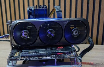 Volymmätning av Zotac Gaming GeForce RTX 4080 Super Trinity Black Edition