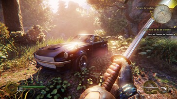 På bilden: En skärmbild från Shadow Warrior 2.