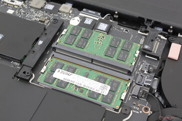 Tillgängliga 2x DDR5 SODIMM-platser
