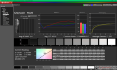 Gråskala före kalibrering