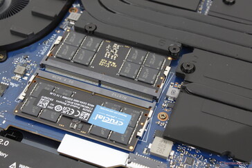 Tillgängliga 2x DDR5 SODIMM-platser