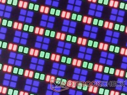 Skarpa RGB-subpixlar med minimal kornighet