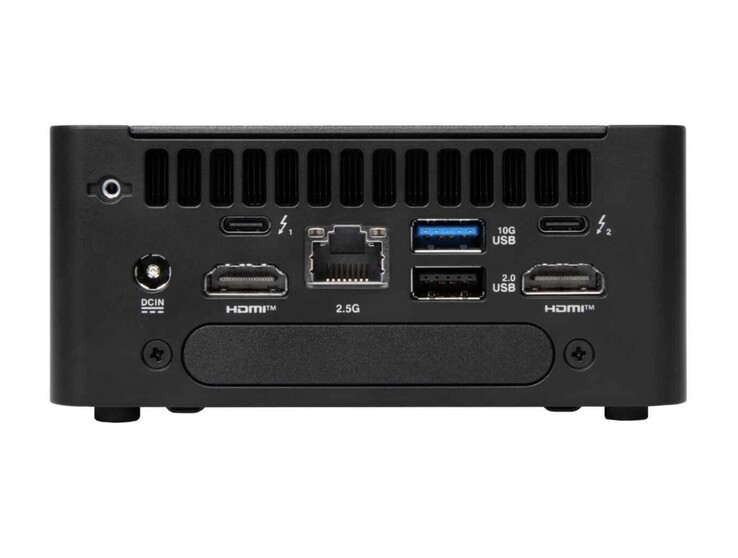 System76 Meerkat minidator fortsätter att ha ett imponerande utbud av portar. (Bildkälla: System76)