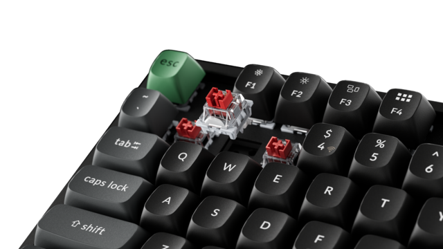 Keychron K8 Ultra-brytare och tangentknappar