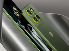 Motorola Edge 70 i en av sina tre ryktade lanseringsfärger. (Bildkälla: via Evan Blass)