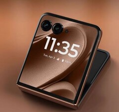 Razr 50 Ultra var märkt som Razr+ 2024 i USA. (Bildkälla: Motorola)