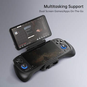 Retroid Dual Screen Add-on kan justeras till tre vinklar. (Bildkälla: Retroid)