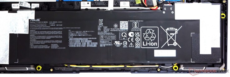 VivoBook Pro 16:s 96 WHr-batteri ger bra drifttider
