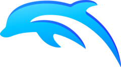 Dolphin-emulatorn kan nu starta allt som kunde köras på en original-Wii. (Bildkälla: Dolphin-emulatorlogotypen via Wikimedia Commons)