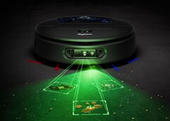 AI-kameran får hjälp av den här gröna LED-belysningen som vi redan har sett på Dysons stickdammsugare (Bildkälla: Dyson)