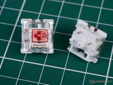 Keychron Super Red brytare. 