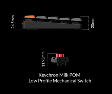 Keychron K9 Max mått