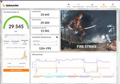 Fire Strike (ansluten, dGPU, extrem prestanda)