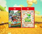 Splatoon Raiders och Yoshi and Mysterious Book visas upp i detaljhandelsförpackningar