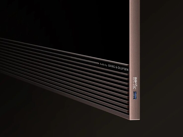 TCL X11L SQD-Mini LED-TV har en sidomonterad USB-port