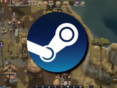 En bild som visar spelet Norland och Steam-logotypen.