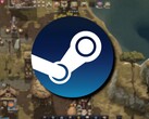 En bild som visar spelet Norland och Steam-logotypen.