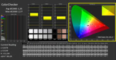 CalMAN ColorChecker - kalibrerad